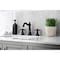 Kingston Brass FSC1970BX Widespread Bathroom Faucet with Pop-Up Drain, Matte Black FSC1970BX - alternate 3